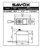 SC0254MGP - Standard Digital Servo with Soft Start, 0.14sec / 100oz @ 6V